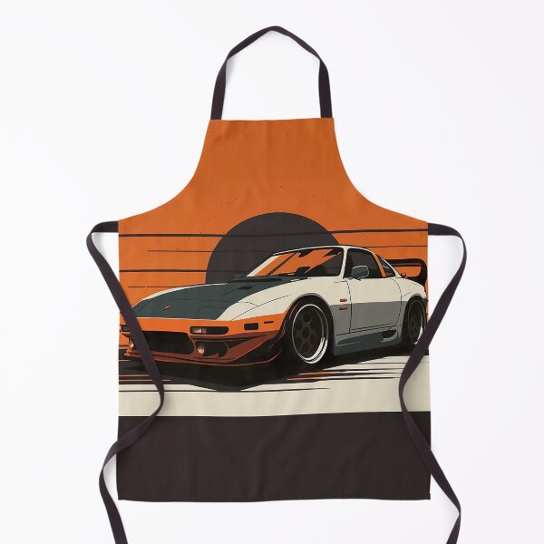 Item preview, Mazda RX7 Style Car, Orange, Black and White designed and sold by mhart64.
