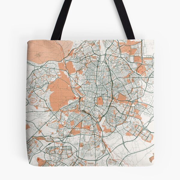 Item preview, Madrid City Map of Spain - Bohemian designed and sold by deMAP.