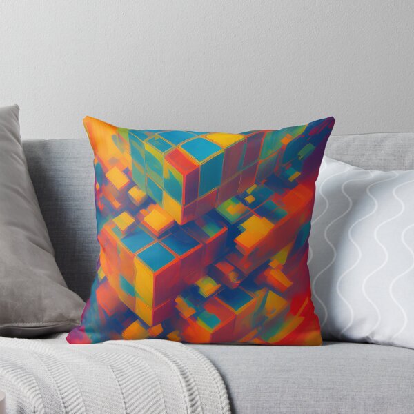 Item preview, Colorful Abstract Blocks Image designed and sold by Brasuca's Art.