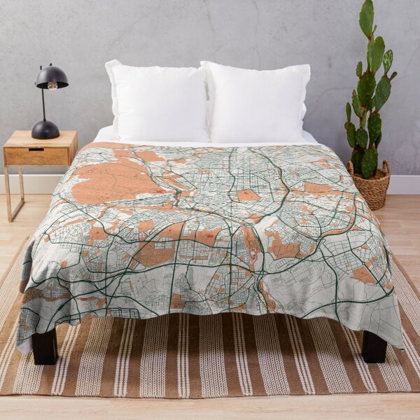 Item preview, Madrid City Map of Spain - Bohemian designed and sold by deMAP.