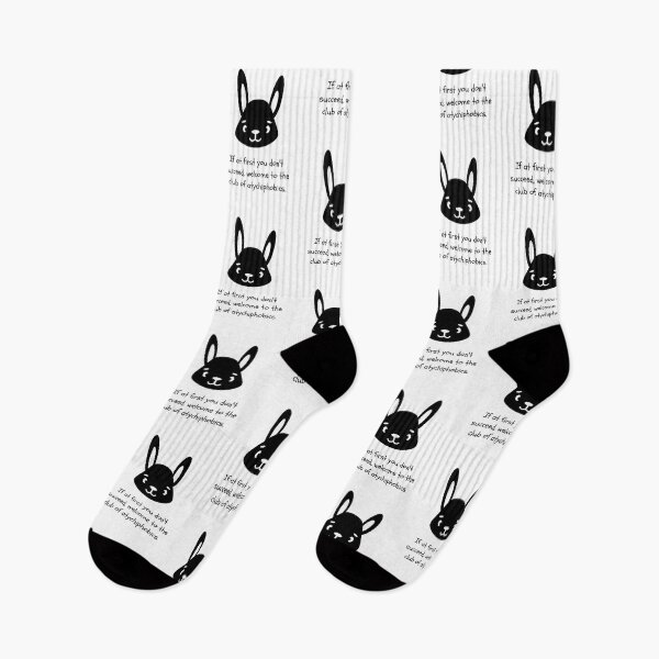 Item preview, "If At First You Don't Succeed, Welcome To The Club of Atychiphobics" Rabbit Shadow Design designed and sold by RM-Journey.