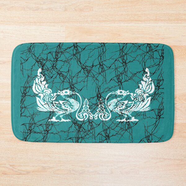 Item preview, Traditional Sri Lankan Teal Batik Pattern designed and sold by Thilaniz.
