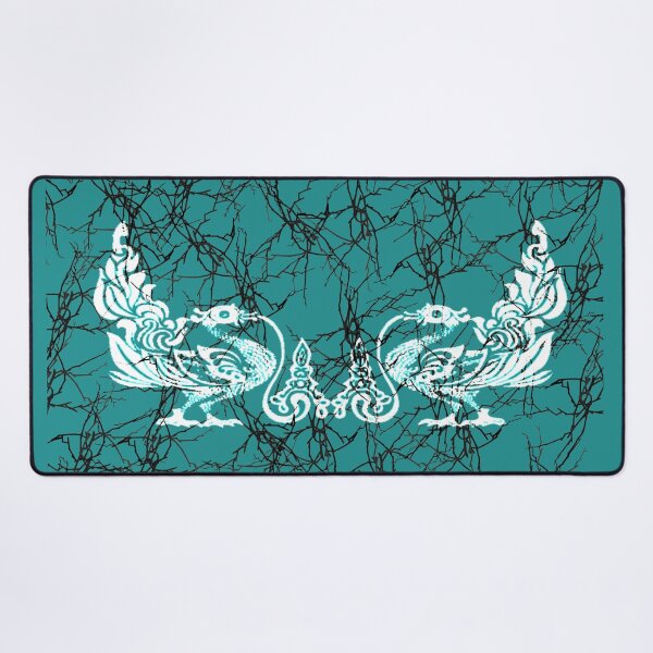 Item preview, Traditional Sri Lankan Teal Batik Pattern designed and sold by Thilaniz.
