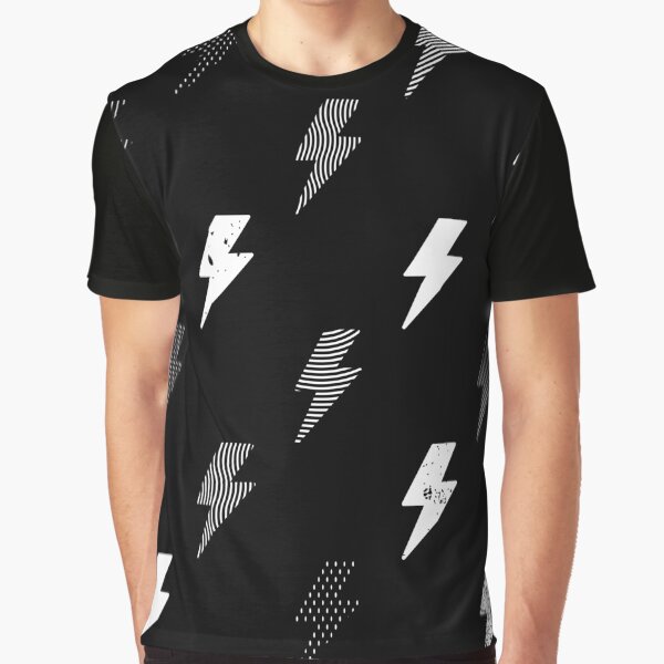 thunder pattern Graphic T-Shirt