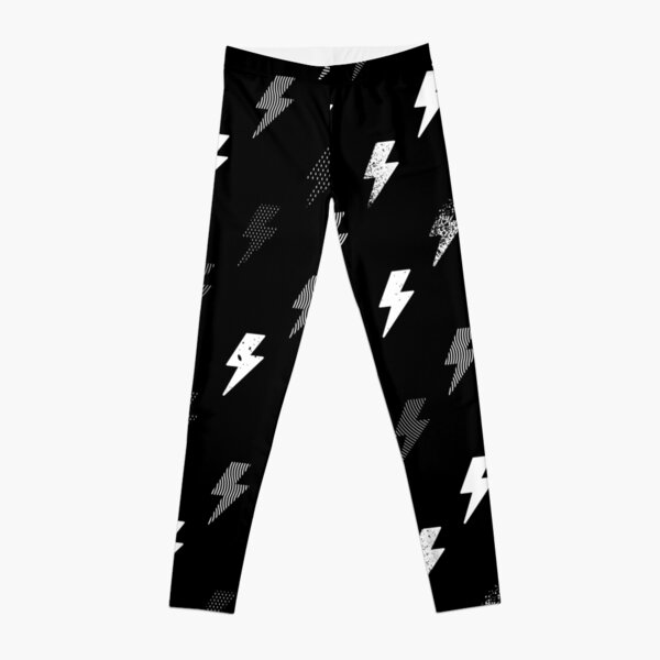 Women's Geometric/Art Printed Activewear Leggings - Geo Black/ White, M