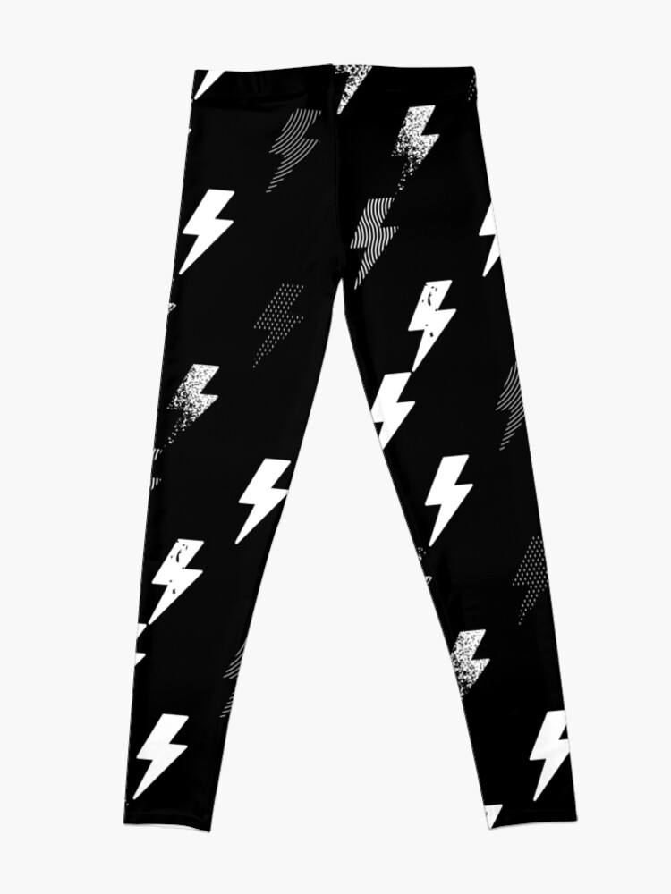 Alternate view of thunder pattern Leggings