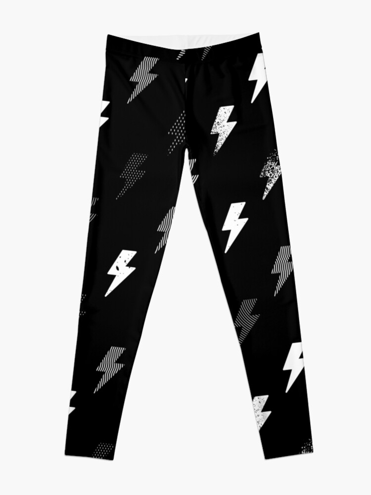 Alternate view of thunder pattern Leggings