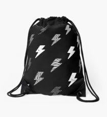 thunder pattern Drawstring Bag