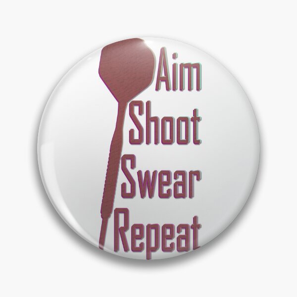Item preview, Aim Shoot Swear Repeat - Darts Player Gift designed and sold by CourtOfApparel.