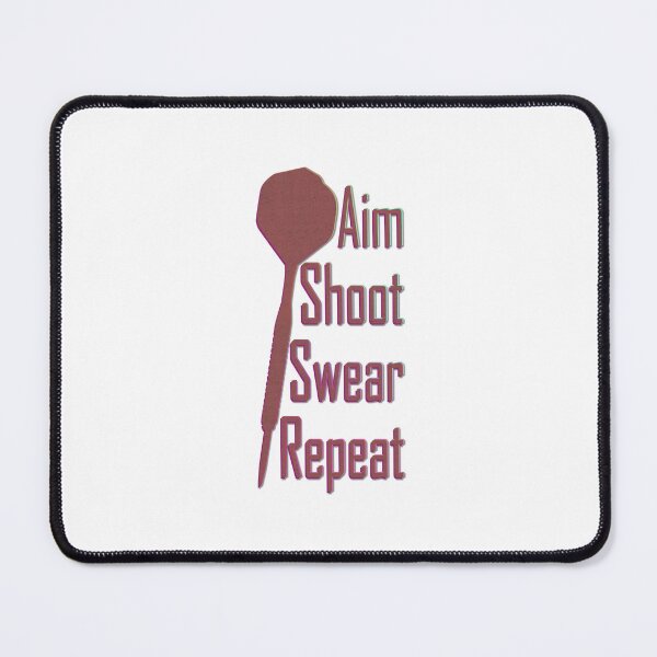 Item preview, Aim Shoot Swear Repeat - Darts Player Gift designed and sold by CourtOfApparel.