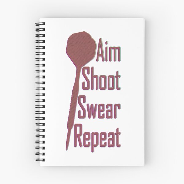Item preview, Aim Shoot Swear Repeat - Darts Player Gift designed and sold by CourtOfApparel.