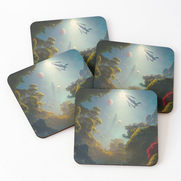 Item preview, View Of Outer Space Surrounded By Forest designed and sold by Space-Wear.