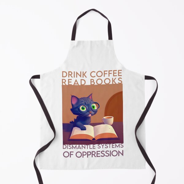Item preview, Drink coffee read books dismantle systems of oppression Cat designed and sold by damiang.