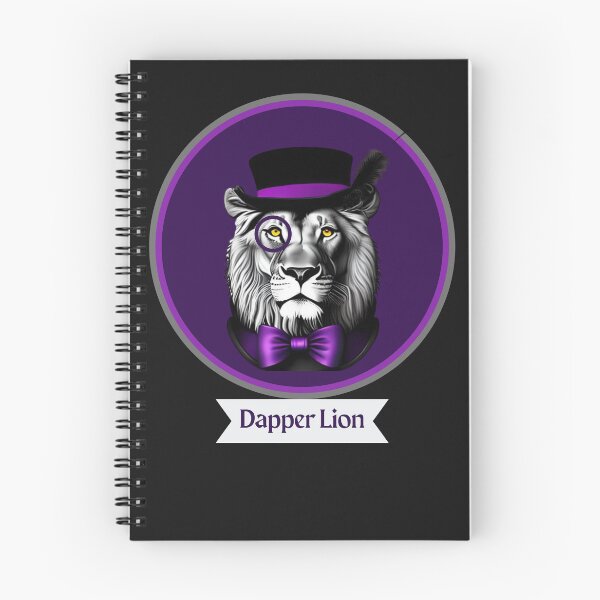 Item preview, Dapper Lion in Majestic Purple designed and sold by ninjageese.