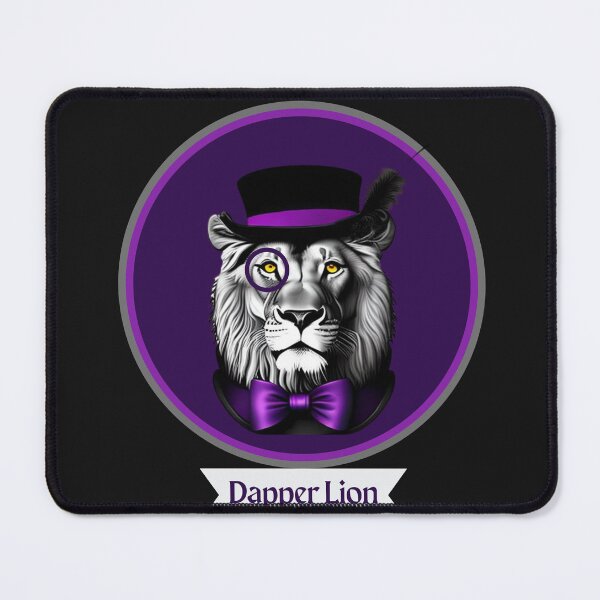 Item preview, Dapper Lion in Majestic Purple designed and sold by ninjageese.