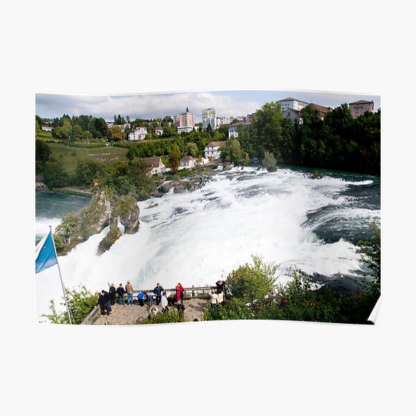 Wasserfall des Rheins Poster