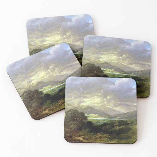 Item preview, Scottish Highland Mountain and Loch Landscape designed and sold by scrolla.