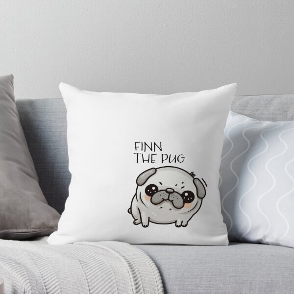 Item preview, Finn the pug going vertical designed and sold by jk3design.