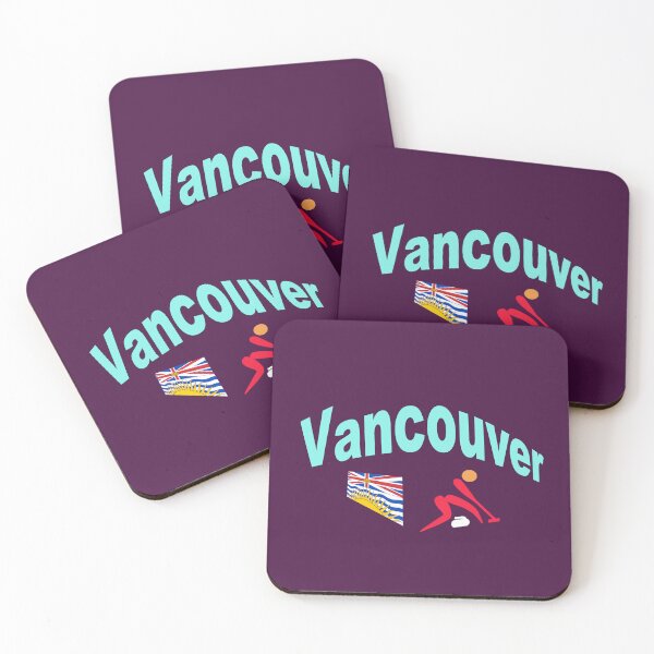 Item preview, Vancouver. Canada Curling abstract design  designed and sold by lobodelnoir.