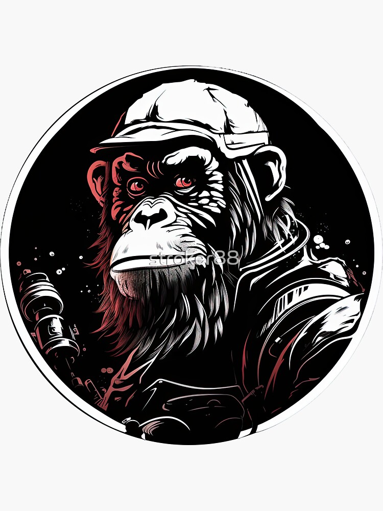 bad monkey | Sticker