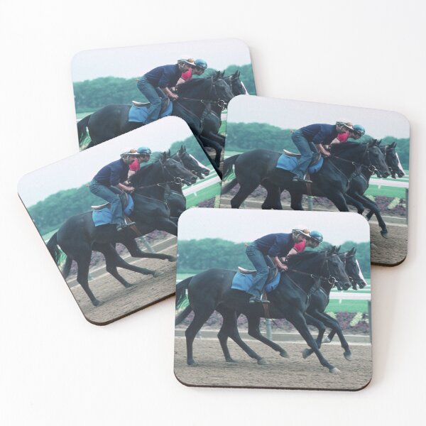 Item preview, TWO BLACK HORSES GALLOP  C2023 Steve Yellowbear designed and sold by SteveYellowbear.