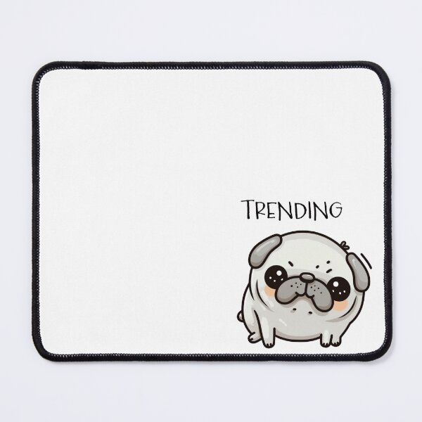 Item preview, Finn the pug is trending designed and sold by jk3design.