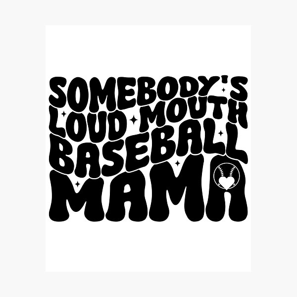 Somebody's Loud Mouth Baseball dad Shirt, Funny Baseball DAD Tee with  Melting Baseball, Funny Gift for Dad, Mothers Day Baseball Shirt Essential  T-Shirt for Sale by youandbest