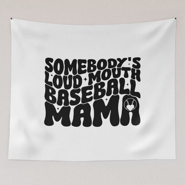 Item preview, Somebody's Loud Mouth Baseball Mama Png Svg, Baseball Mom Svg Png, Baseball Funny Melting Baseball Sublimation,svg original front and back designed and sold by youandbest.