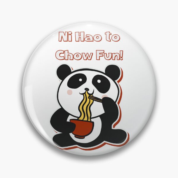 Item preview, Cute Panda Eating Noodles - Ni Hao to Chow Fun! - Adorable Asian Fusion Design designed and sold by ElLocoMus.