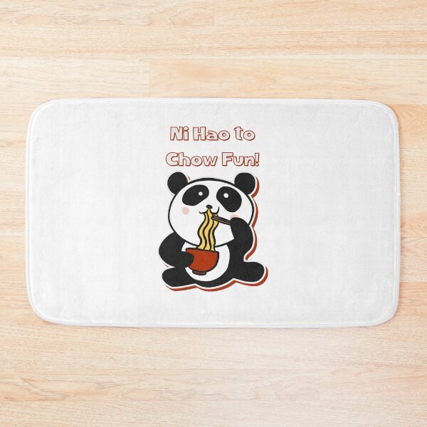 Item preview, Cute Panda Eating Noodles - Ni Hao to Chow Fun! - Adorable Asian Fusion Design designed and sold by ElLocoMus.