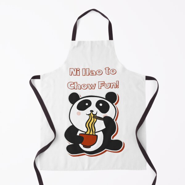 Item preview, Cute Panda Eating Noodles - Ni Hao to Chow Fun! - Adorable Asian Fusion Design designed and sold by ElLocoMus.