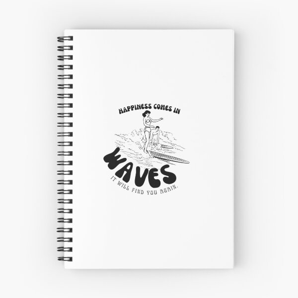 Item preview, Happiness Comes in Waves It Will Find You Again designed and sold by Lauren Rosenberger.