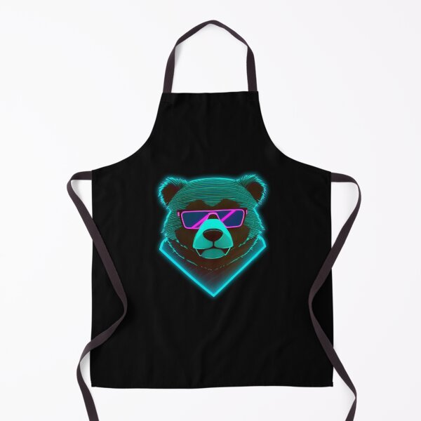 Item preview, Vaporwave synthwave cool bear in sunglasses designed and sold by RESToRAPTOR.