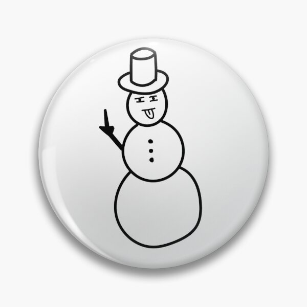 Item preview, Irritated Snowman - BW designed and sold by Aliehan.