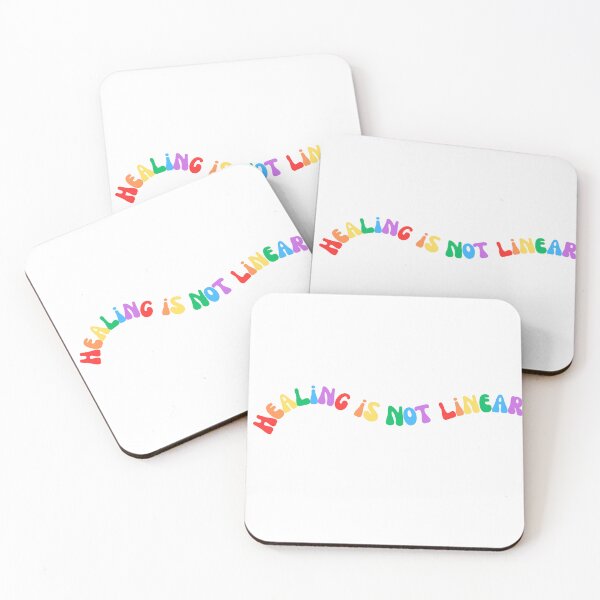 Item preview, Healing is Not Linear rainbow designed and sold by Lauren Rosenberger.