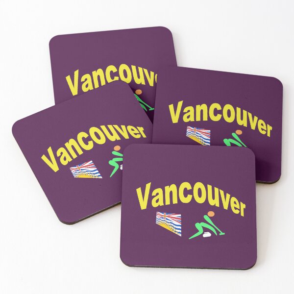 Item preview, Vancouver. Canada Curling abstract design  designed and sold by lobodelnoir.