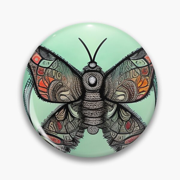 Item preview, Mystical Moth  designed and sold by Poetic Patterns Studio.