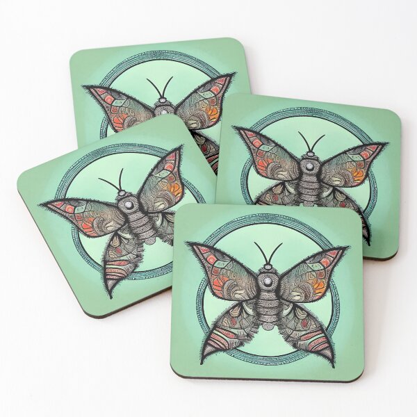 Item preview, Mystical Moth  designed and sold by Poetic Patterns Studio.