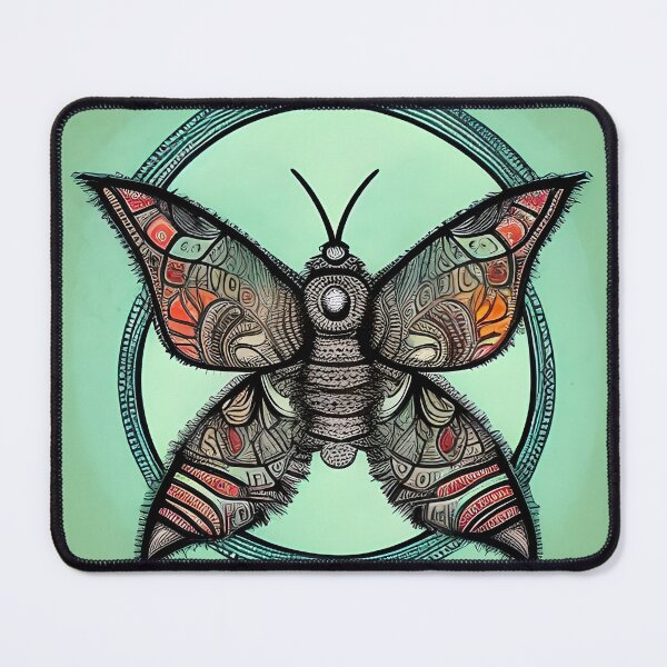 Item preview, Mystical Moth  designed and sold by Poetic Patterns Studio.