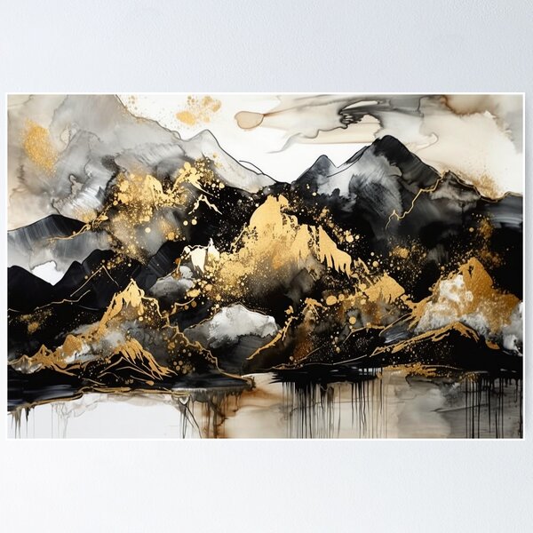 Item preview, Abstract Mountains designed and sold by SK Art + Design.