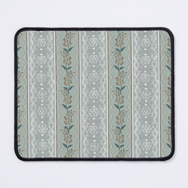 Item preview, Vintage Lace & Floral Ribbon Stripe designed and sold by Sarah Thorpe Designs .