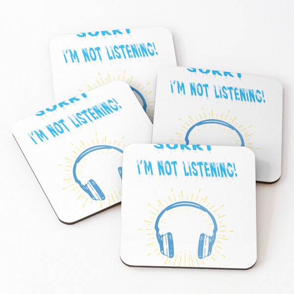 Item preview, Sorry I'm not listening  designed and sold by UGOT2SEETHIS STUDIO.