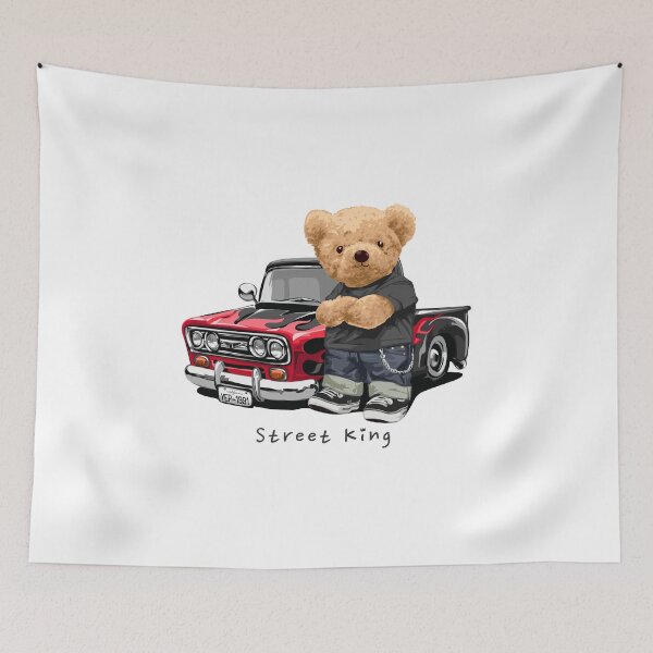 Item preview, Street King - Cool Bear Merch designed and sold by Froyd Wess.