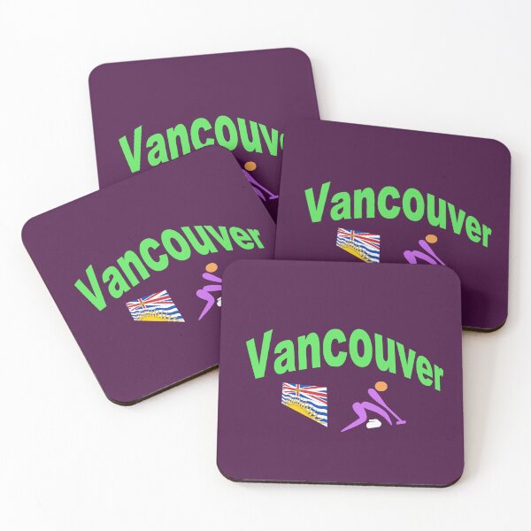 Item preview, Vancouver. Canada Curling abstract design  designed and sold by lobodelnoir.