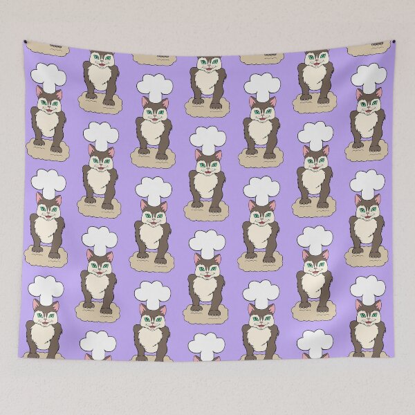 Item preview, Maine Coon Cat Kneading Biscuits designed and sold by Deborah Camp.