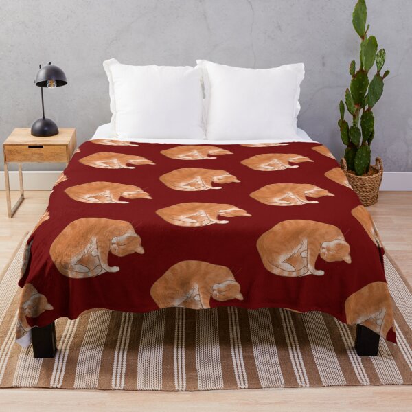 Item preview, Cute Ginger Cat Cuddles designed and sold by Andreea Dumez.
