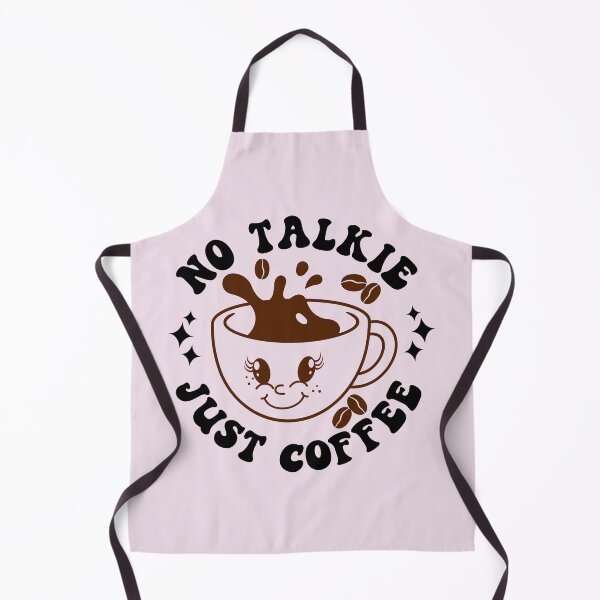 Item preview, No Talkie Just Coffee | Cute and Funny Antisocial Girl Coffee Lover Design - Pink designed and sold by PearlMoonGrapes.