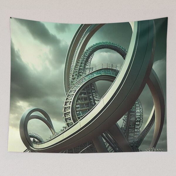 Aperçu de l'œuvre Roller Coaster créée et vendue par DigitizedArt.