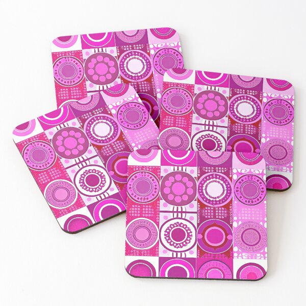 Item preview, Circles in Pinks and Purples designed and sold by TheTrendsDesk.
