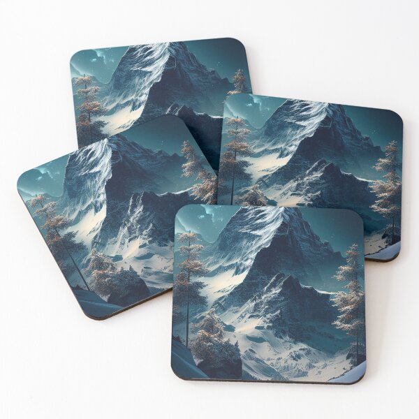 Item preview, Snow Covered Mountain designed and sold by DigitizedArt.